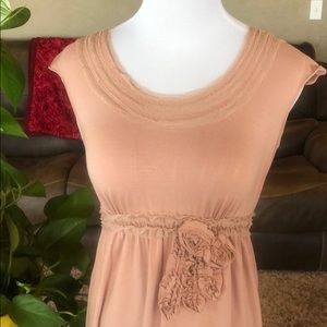 #89 Max Studios blush pink blouse size XS